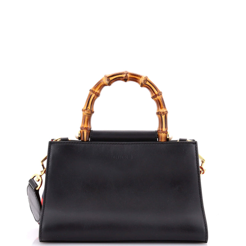 Nymphaea Top Handle Bag Leather Mini