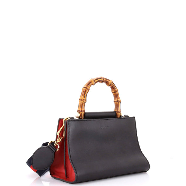 Nymphaea Top Handle Bag Leather Mini