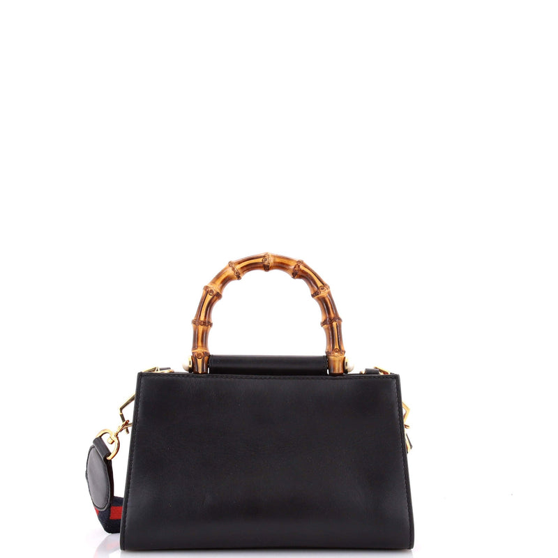Nymphaea Top Handle Bag Leather Mini