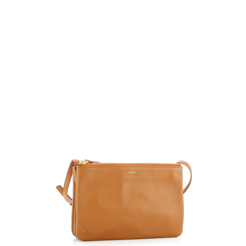 Trio Crossbody Bag Leather Small