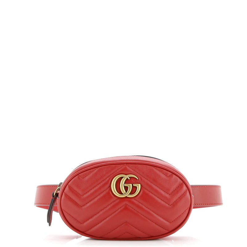 Gg Marmont Belt Bag Matelasse Leather