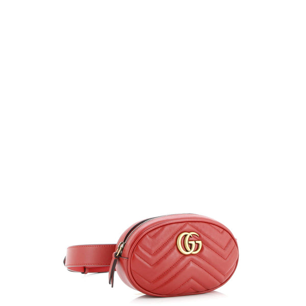 Gg Marmont Belt Bag Matelasse Leather