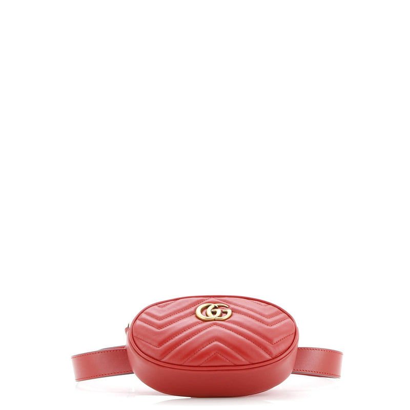 Gg Marmont Belt Bag Matelasse Leather