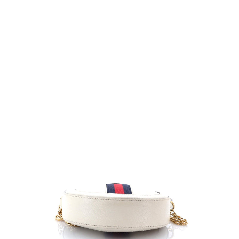Ophidia Round Shoulder Bag Leather Mini