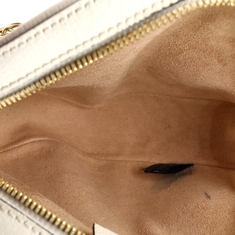 Ophidia Round Shoulder Bag Leather Mini
