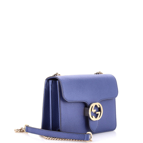 Interlocking Shoulder Bag Leather Small