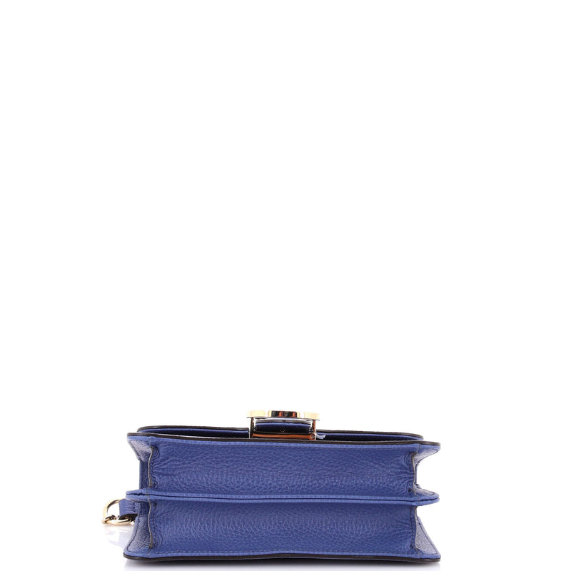 Interlocking Shoulder Bag Leather Small