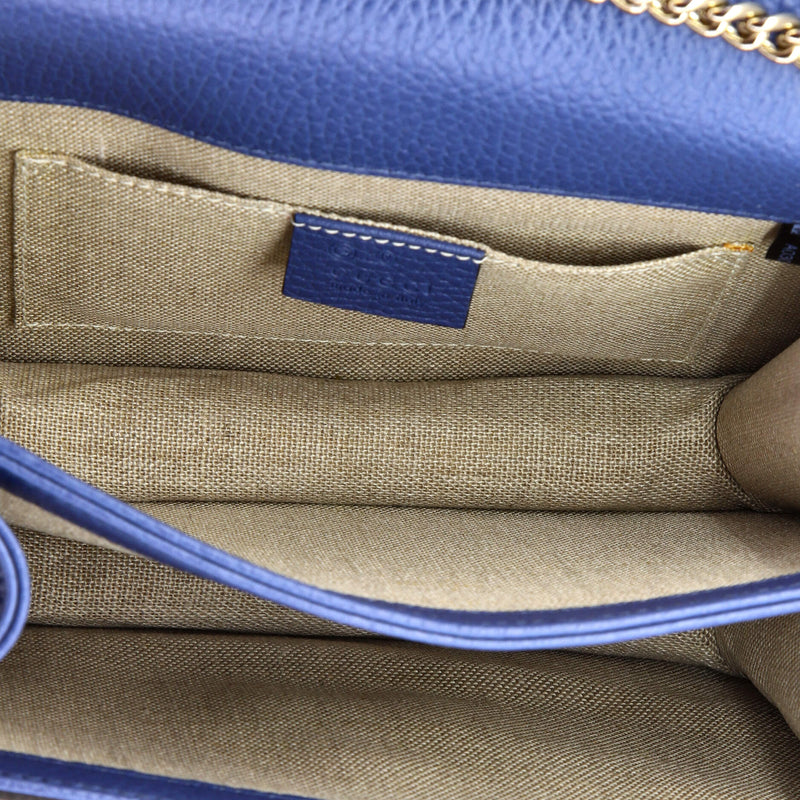Interlocking Shoulder Bag Leather Small