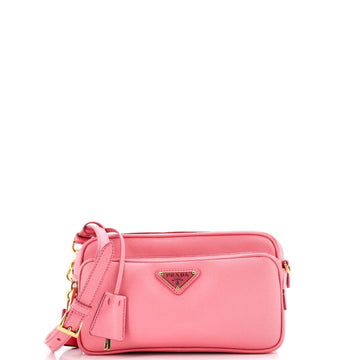 Front Pocket Crossbody Bag Saffiano