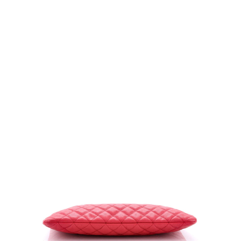 O Case Clutch Quilted Caviar Large