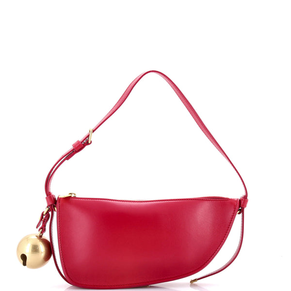 Shield Sling Shoulder Bag Leather Mini