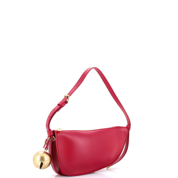 Shield Sling Shoulder Bag Leather Mini