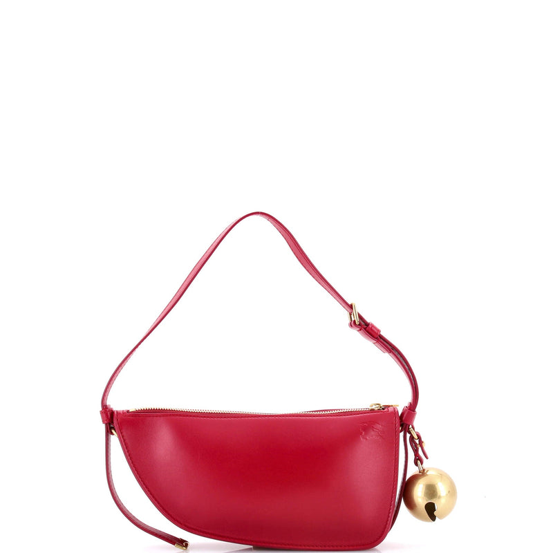 Shield Sling Shoulder Bag Leather Mini