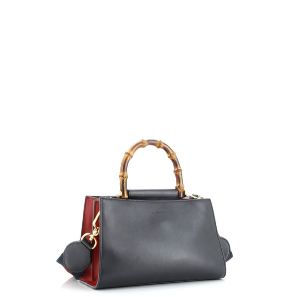 Nymphaea Top Handle Bag Leather Mini