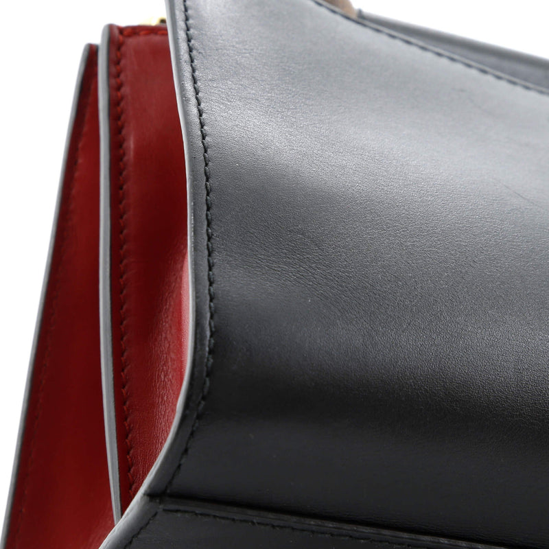 Nymphaea Top Handle Bag Leather Mini