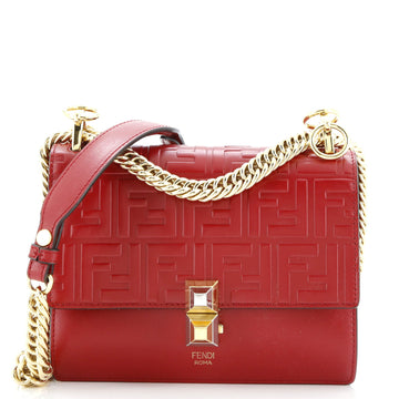 Kan I Bag Zucca Embossed Leather Small