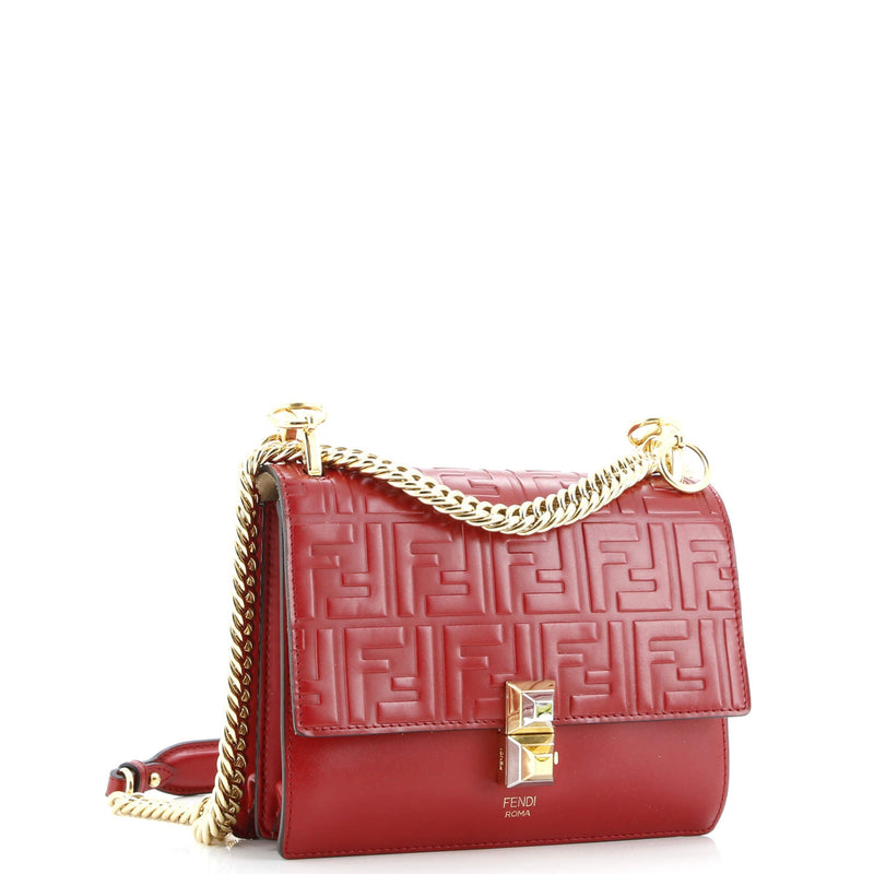 Kan I Bag Zucca Embossed Leather Small
