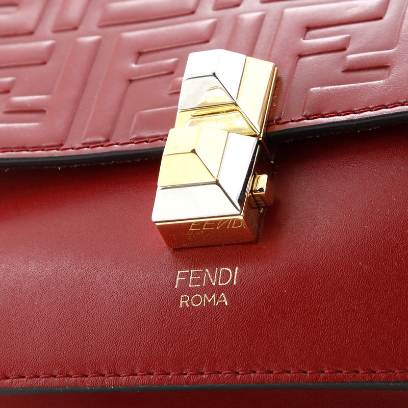 Kan I Bag Zucca Embossed Leather Small
