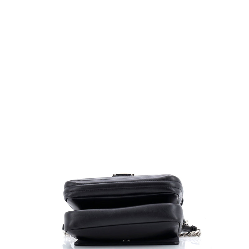 Double Baguette Quilted Leather Micro