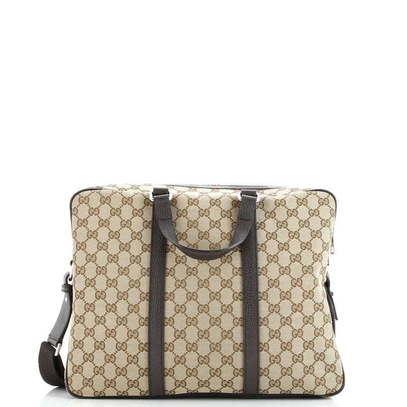 Convertible Briefcase Gg Canvas With
