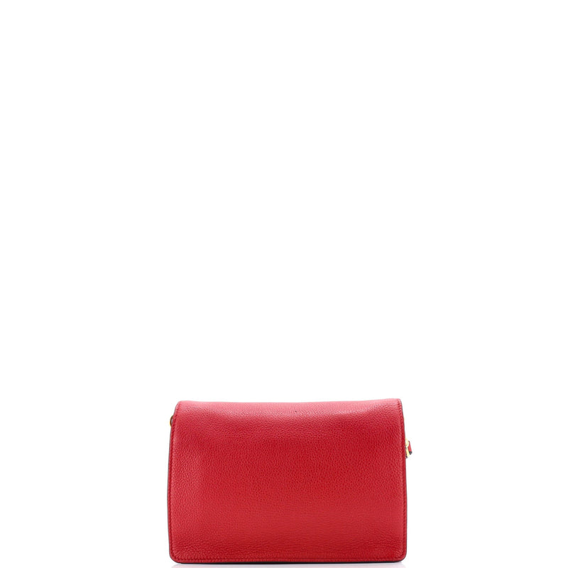 Dual Strap Flap Crossbody Bag Vitello