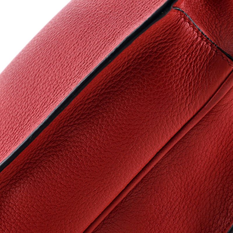 Dual Strap Flap Crossbody Bag Vitello