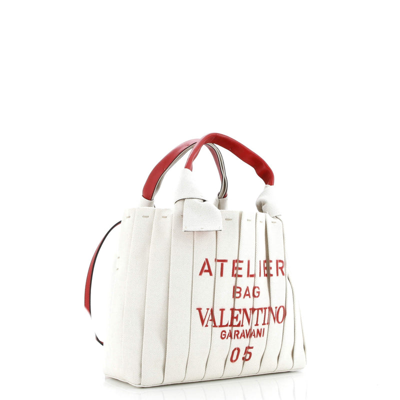 Atelier 05 Tote Pleated Canvas Medium