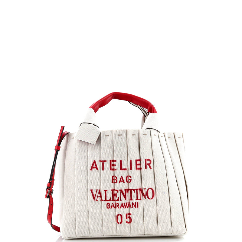 Atelier 05 Tote Pleated Canvas Medium