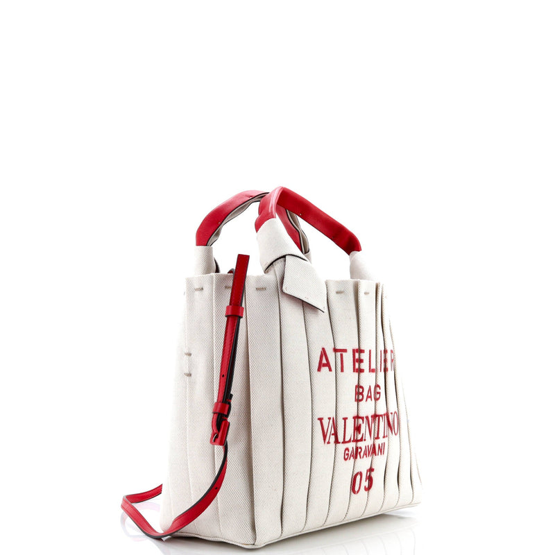 Atelier 05 Tote Pleated Canvas Medium