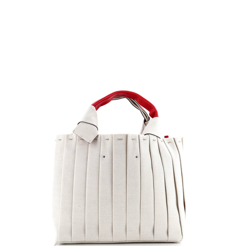 Atelier 05 Tote Pleated Canvas Medium