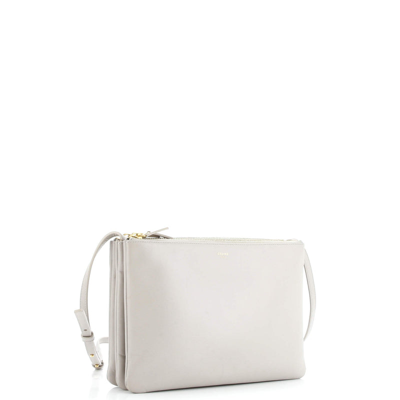 Trio Crossbody Bag Leather Large