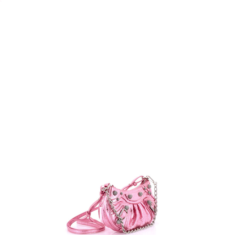 Le Cagole Giant Studs Shoulder Bag
