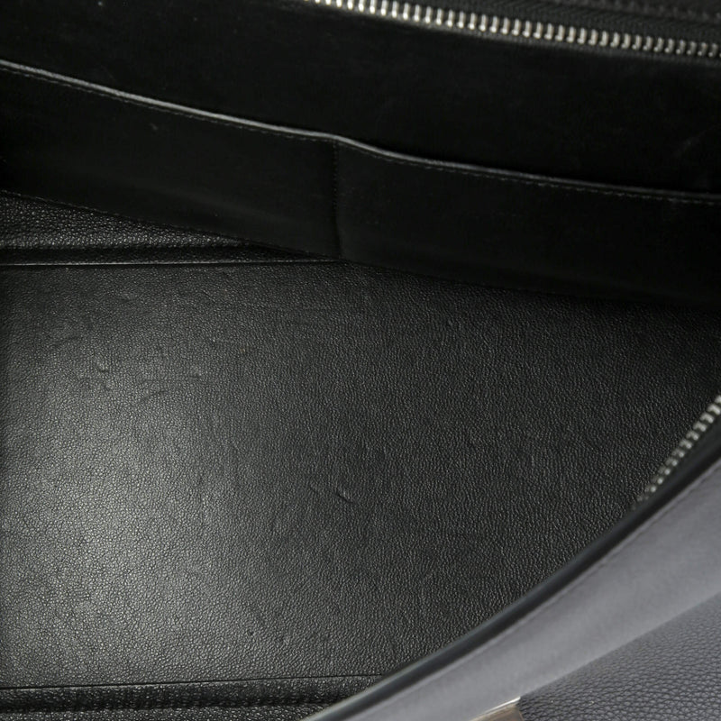 Trapeze Bag Leather With Patent Small