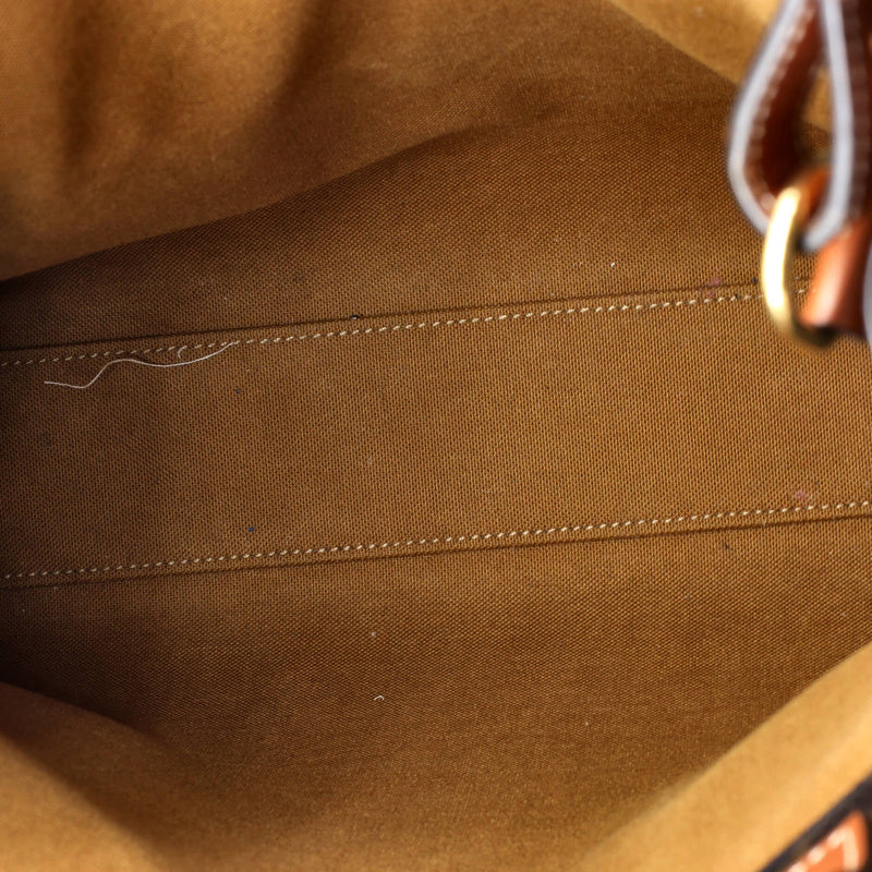 Vertical Cabas Tote Triomphe Coated
