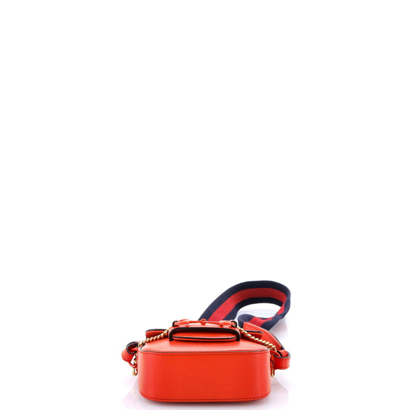 Horsebit Shoulder Bag Leather Super Mini