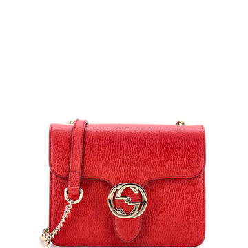 Interlocking Shoulder Bag Leather Small