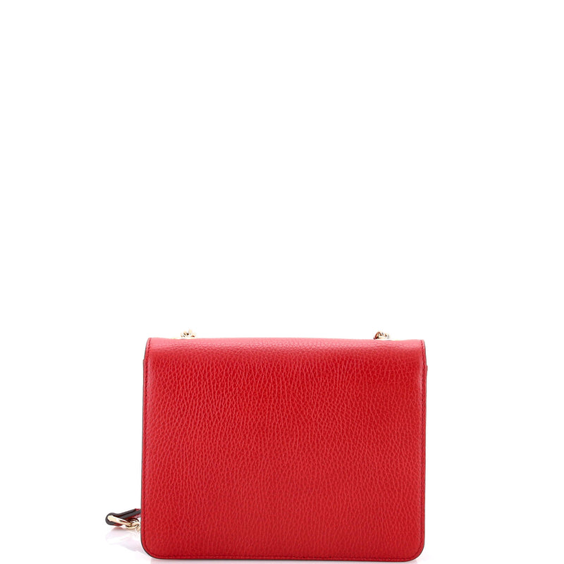 Interlocking Shoulder Bag Leather Small