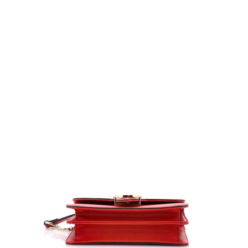 Interlocking Shoulder Bag Leather Small
