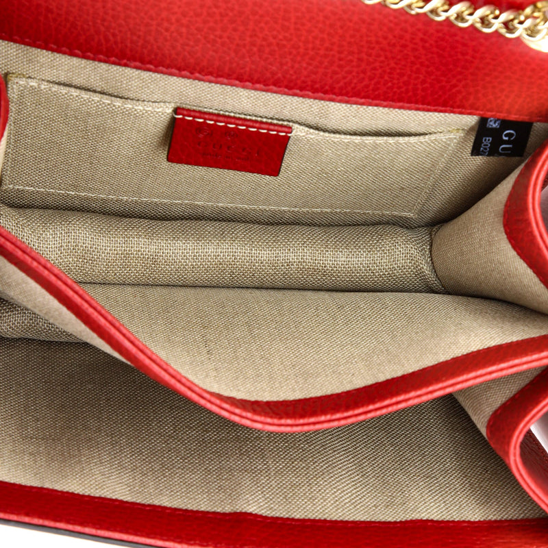 Interlocking Shoulder Bag Leather Small
