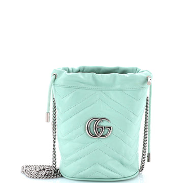 Gg Marmont Bucket Bag Matelasse Leather