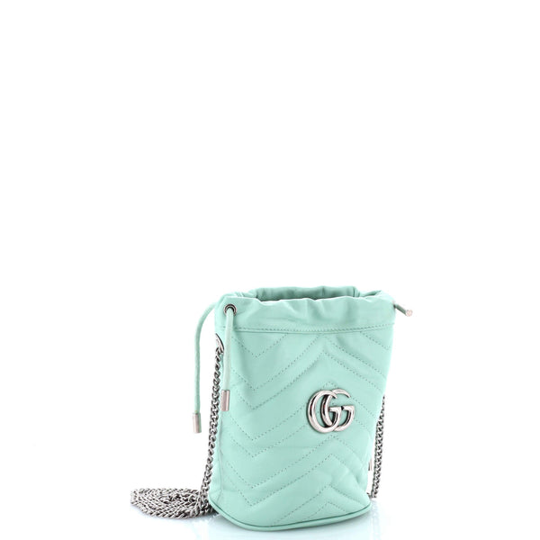 Gg Marmont Bucket Bag Matelasse Leather