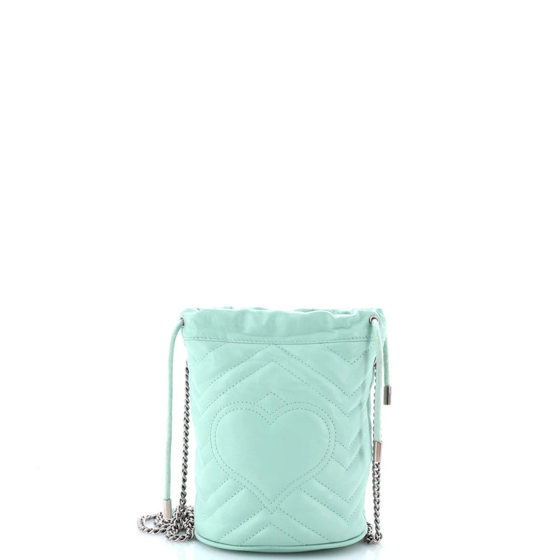 Gg Marmont Bucket Bag Matelasse Leather