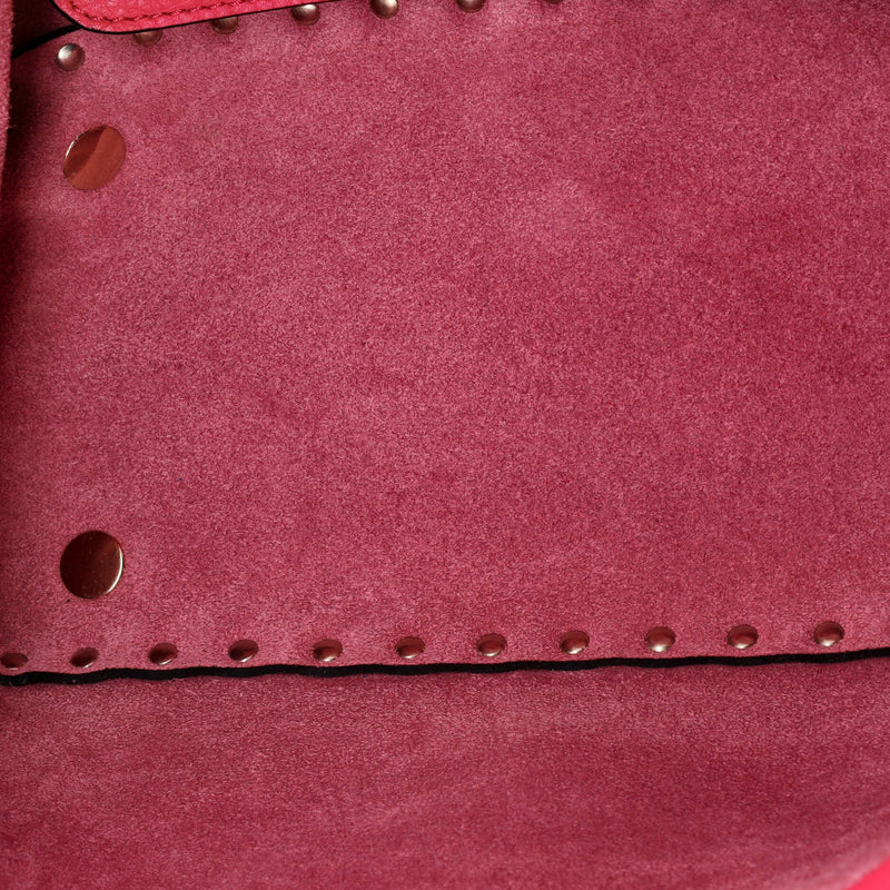 Rockstud Tote Pebbled Leather Small