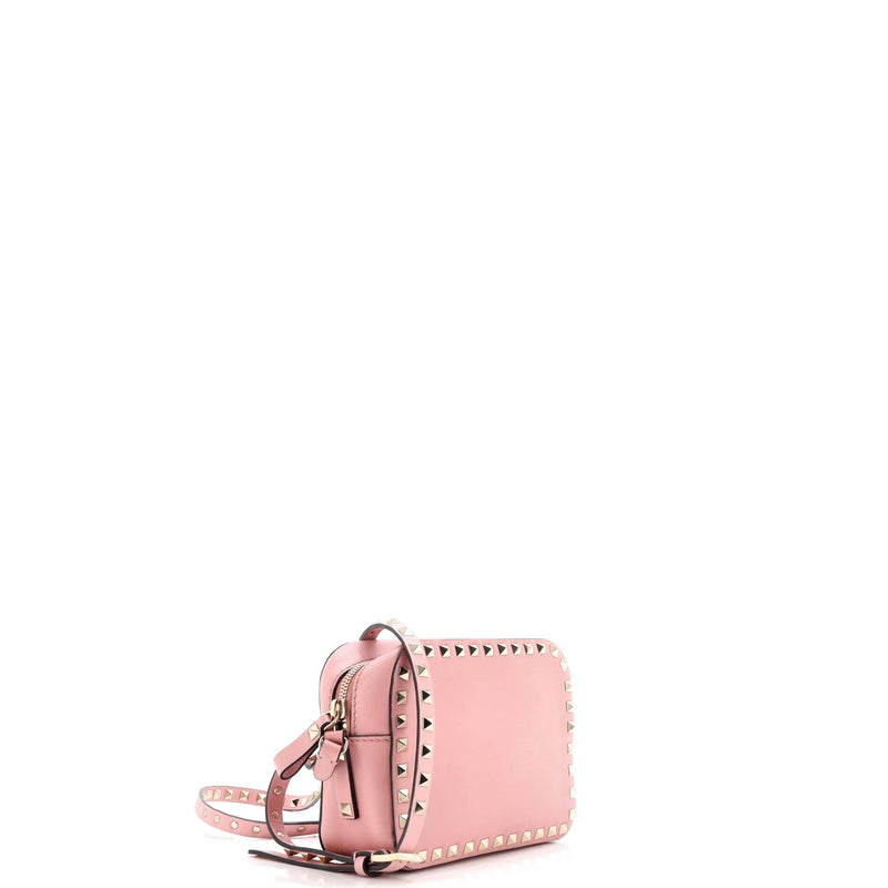 Rockstud Camera Crossbody Bag Leather