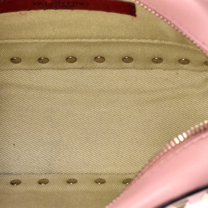 Rockstud Camera Crossbody Bag Leather