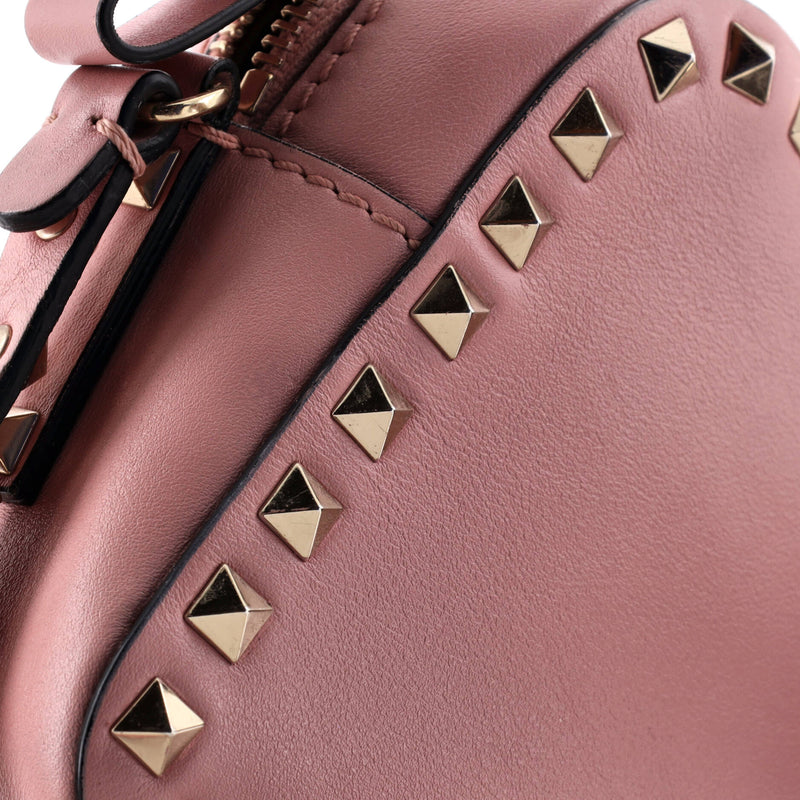 Rockstud Camera Crossbody Bag Leather