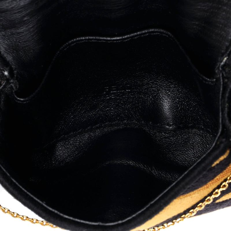 Chain Baguette Charm Bag Embroidered