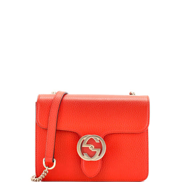 Interlocking Shoulder Bag Leather Small