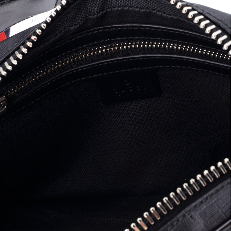 Soft Zip Belt Bag Gg Coated Canvas Small