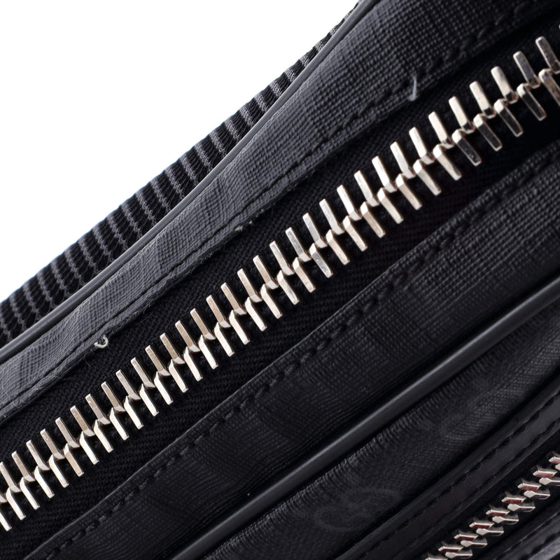 Soft Zip Belt Bag Gg Coated Canvas Small